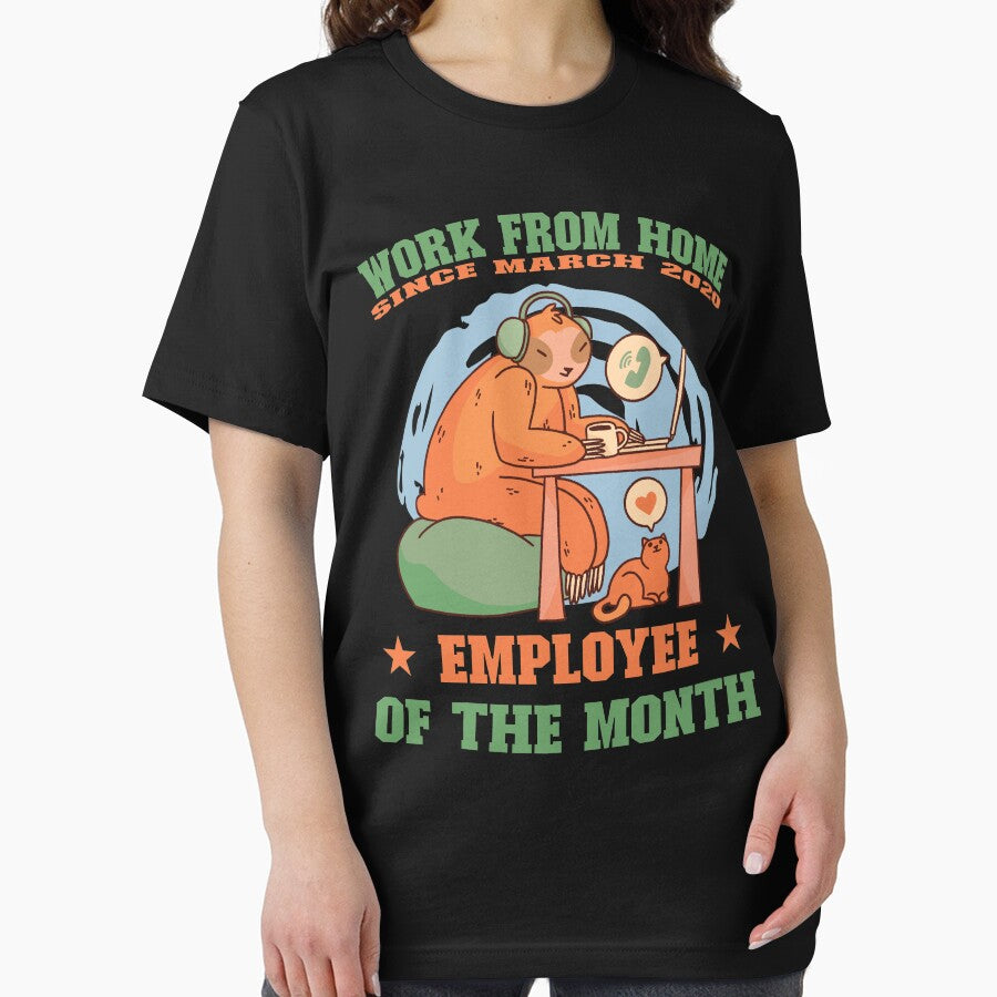 Work from home employee of the month - Employee by dJ-Design T-Shirts, Hoodie, Sweatshirt | BlankRebels.com (Image 2)