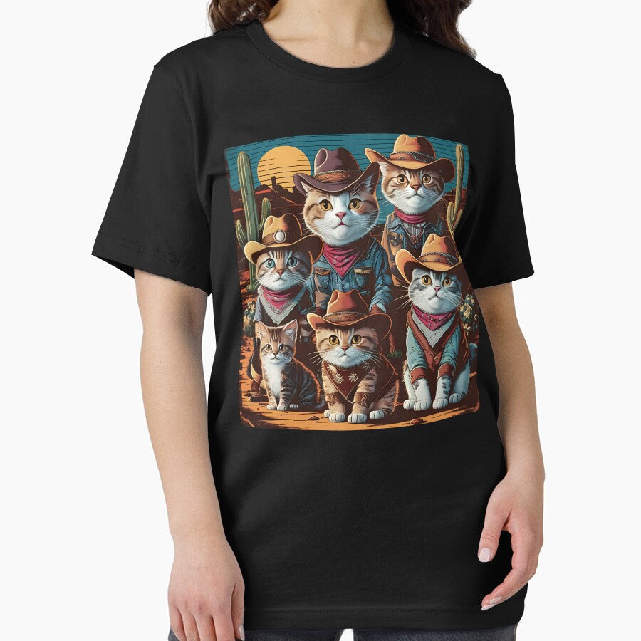 cowboy cats and kittens western vintage by rtlabdo T-Shirts, Hoodie, Sweatshirt | BlankRebels.com (Image 2)