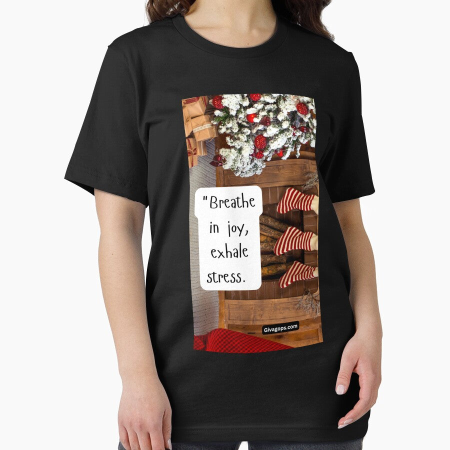"Breathe in joy, exhale stress." by CUTESTUFFnow T-Shirts, Hoodie, Sweatshirt | BlankRebels.com (Image 2)
