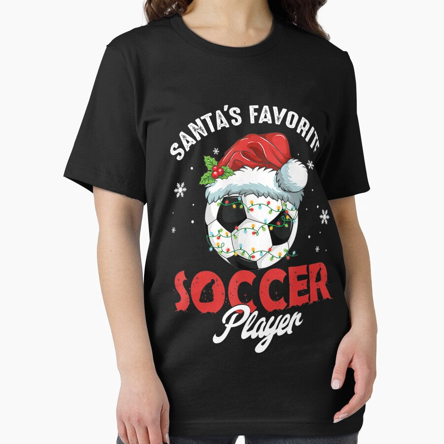 Funny Santa's Favorite Soccer Player Christmas Pajama New by AveBeacon