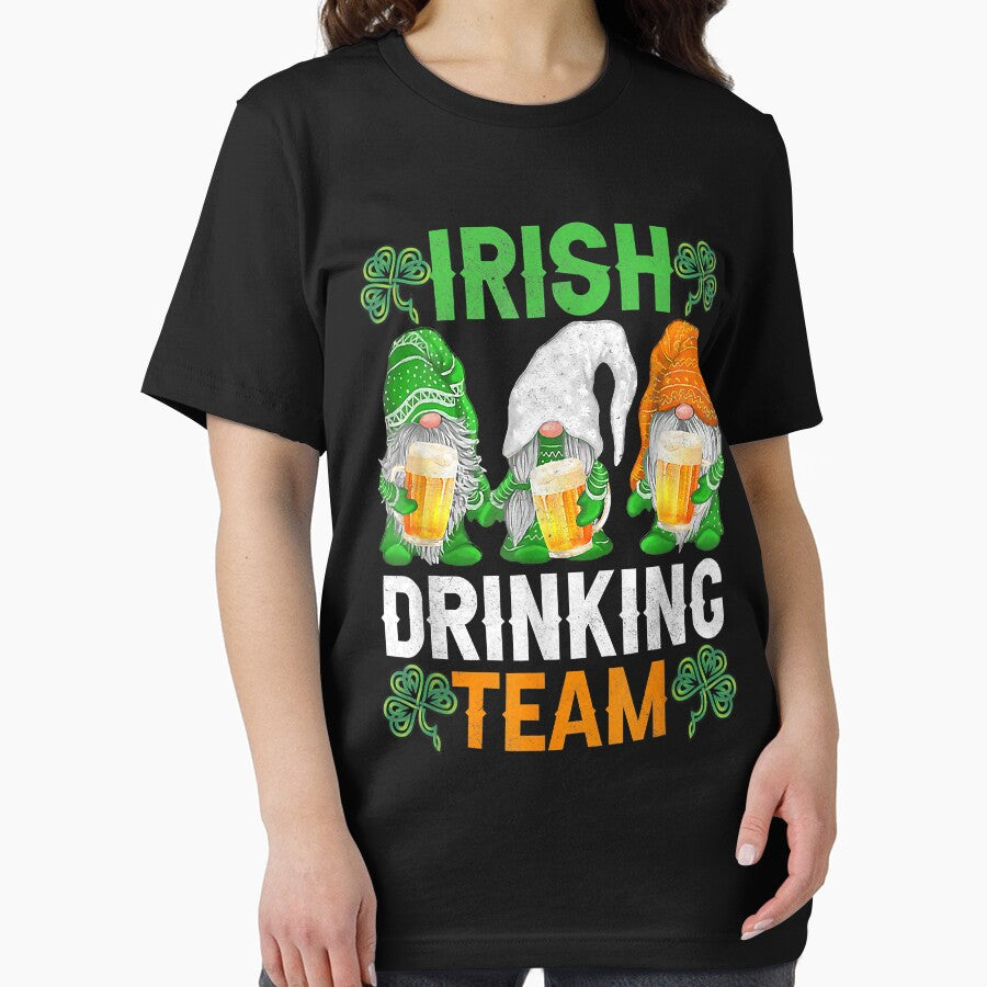 Irish Drinking Team St Patricks Day Funny Gnome Beer by AaronWeedo T-Shirts, Hoodie, Sweatshirt | BlankRebels.com (Image 2)