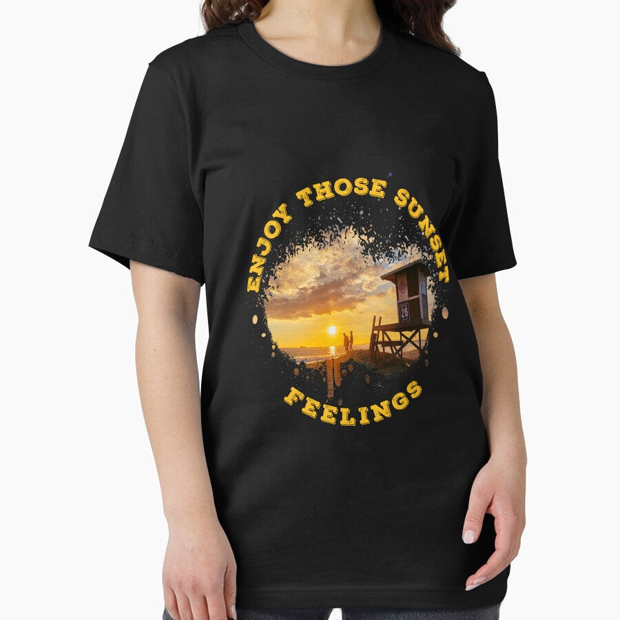 Enjoy Those Sunset Feelings Gold by Coder-T T-Shirts, Hoodie, Sweatshirt | BlankRebels.com (Image 2)