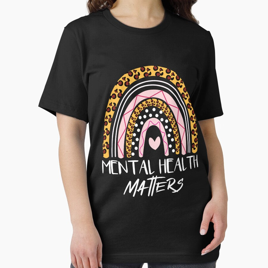 Mental Health Matters Bohemian Rainbow Mental Health Gear by DynamicDesign T-Shirts, Hoodie, Sweatshirt (Image 2)