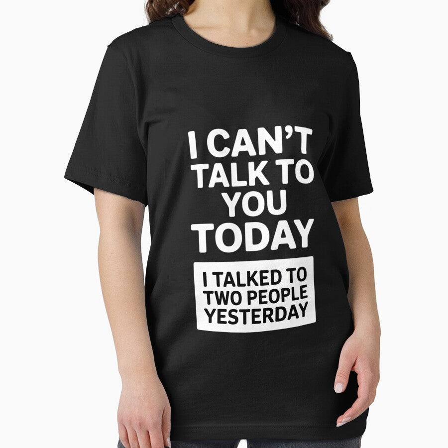 Introvert - Can't Talk To You Today by CareTopping T-Shirts, Hoodie, Sweatshirt | BlankRebels.com (Image 2)