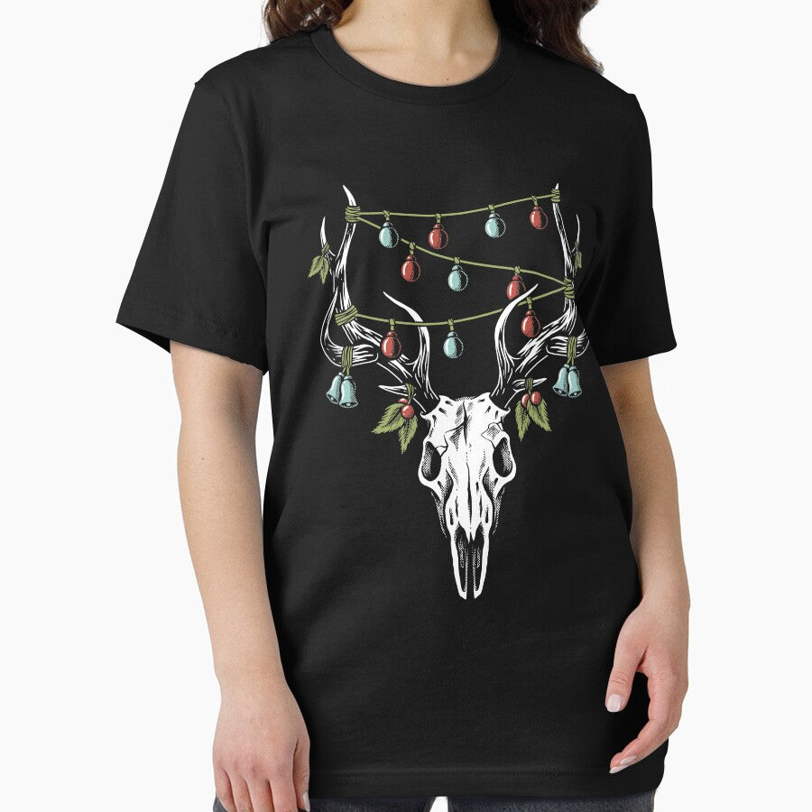 Christmas Reindeer Skull Decorations by Yipptee Shirts Hoodie, Sweatshirt | BlankRebels.com (Image 2)