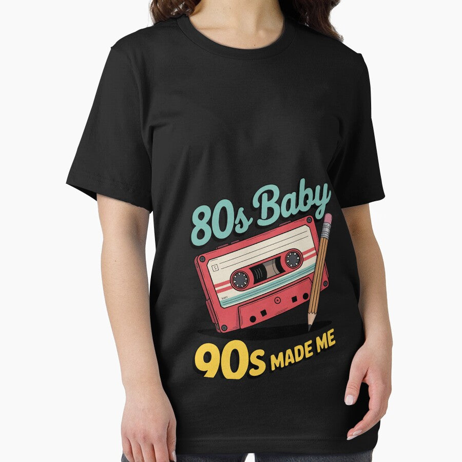 Distressed 1980s 80's Baby 1990s 90's Made Me by RopboxRone T-Shirts, Hoodie, Sweatshirt | BlankRebels.com (Image 2)