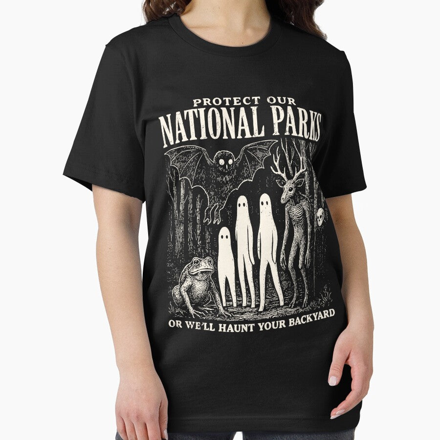 Protect Our National Parks Or We'll Haunt Your Backyards Weirdcore Horror by Lyotirum