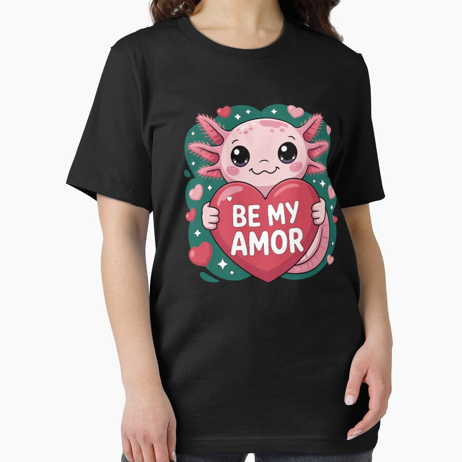 Be My Amor Axolotl Cute Valentines Day by Nzgiftsandmore T-Shirts, Hoodie, Sweatshirt | BlankRebels.com (Image 2)