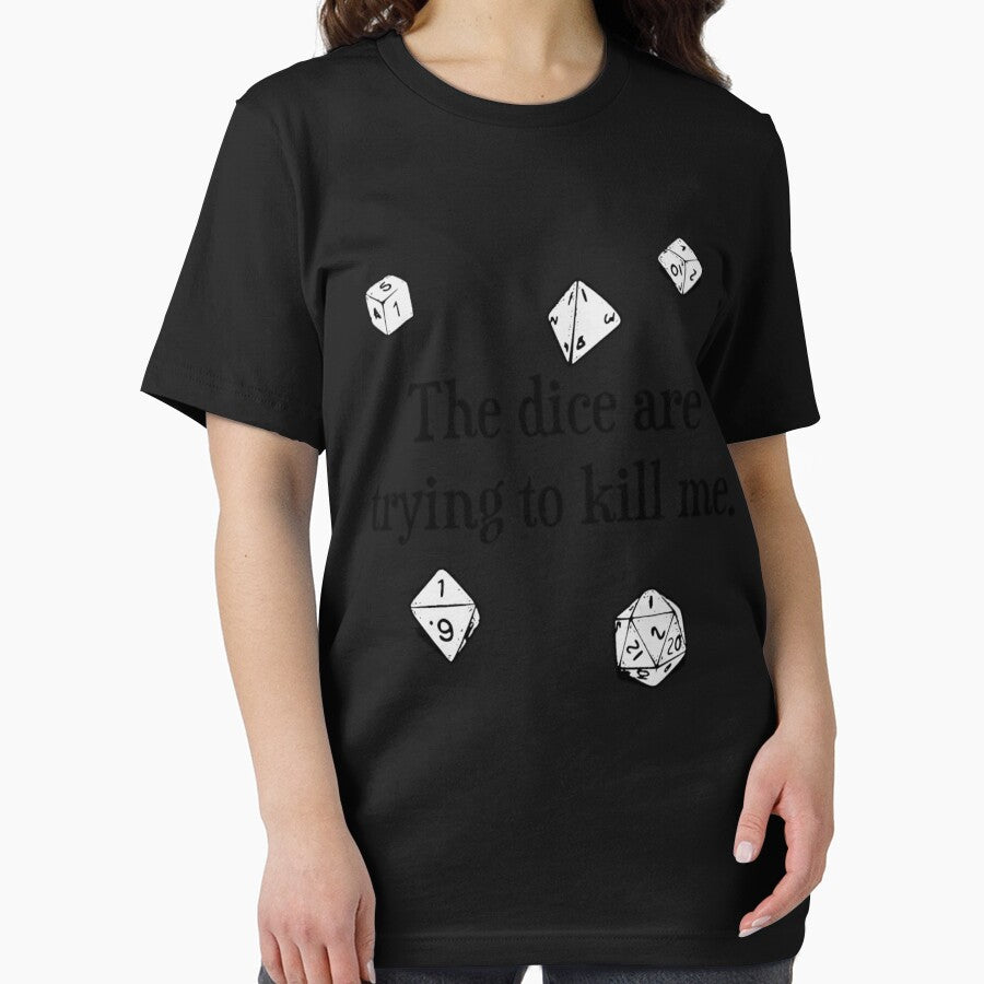 The Dice are Trying to Kill Me by JOHNBRI T-Shirts, Hoodie, Sweatshirt | BlankRebels.com (Image 2)