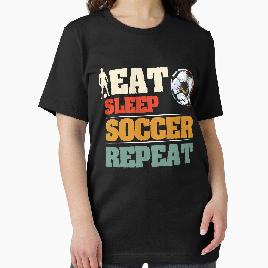 Eat Sleep Soccer Repeat - Cool Soccer Player Gift by R&BApparel