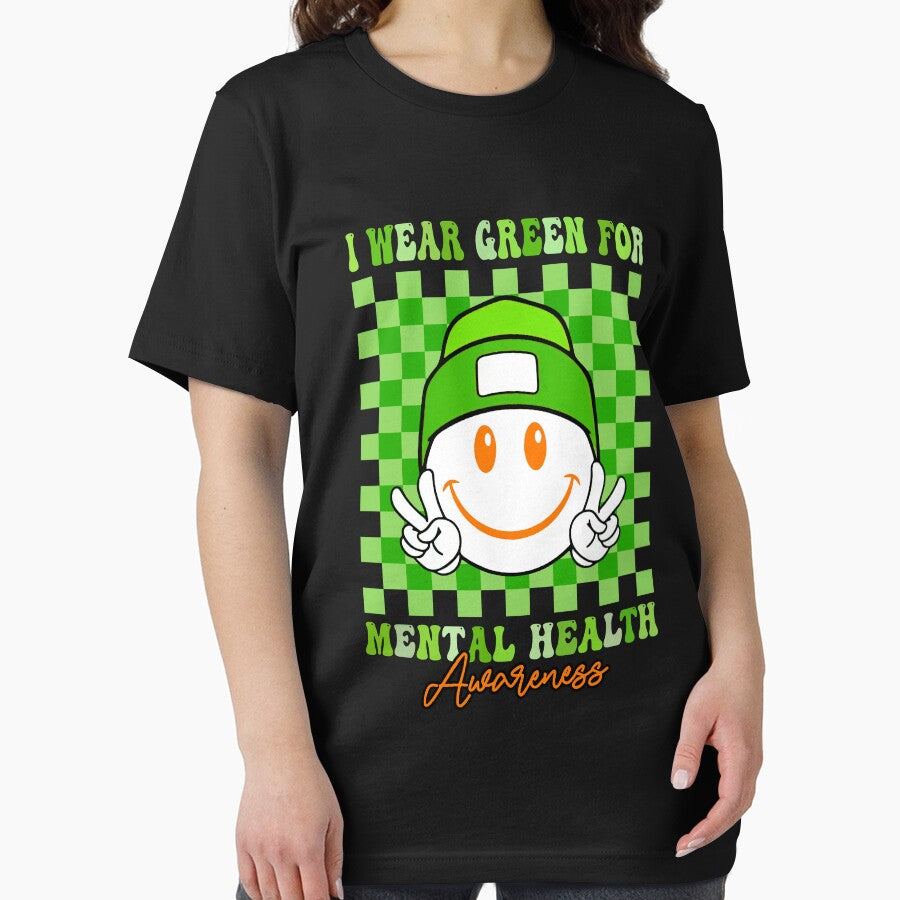Mental Health Matters I Wear Green Mental Health Awareness T-Shirt by SandraKinardS Hoodie, Sweatshirt (Image 2)
