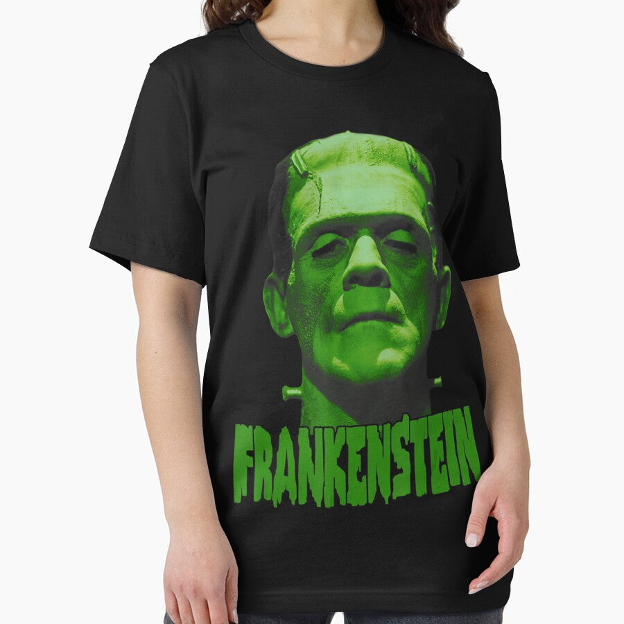 Universal Monsters Frankenstein Dark Portrait T-Shirt by ebonyvve8mattie Hoodie, Sweatshirt | BlankRebels.com (Image 2)