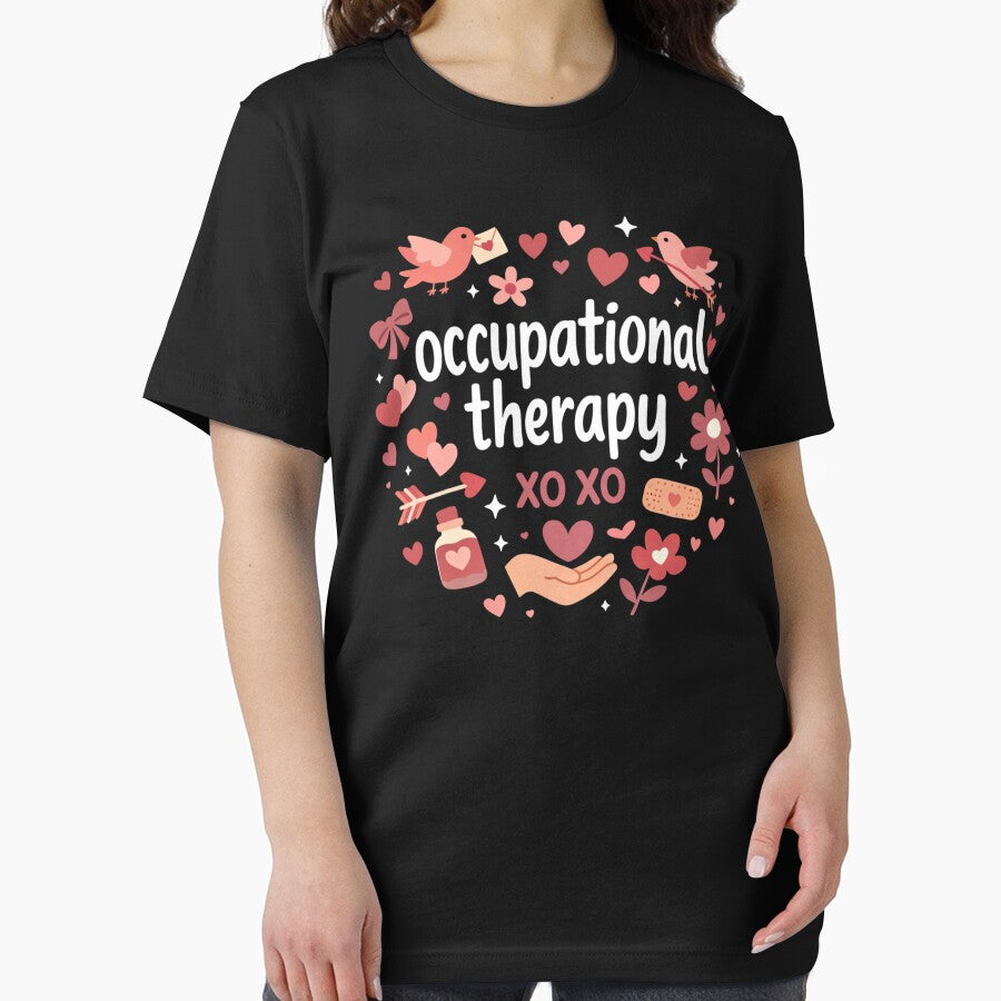 Occupational Therapy Valentine Hearts Love by EnergyMArt T-Shirts, Hoodie, Sweatshirt | BlankRebels.com (Image 2)