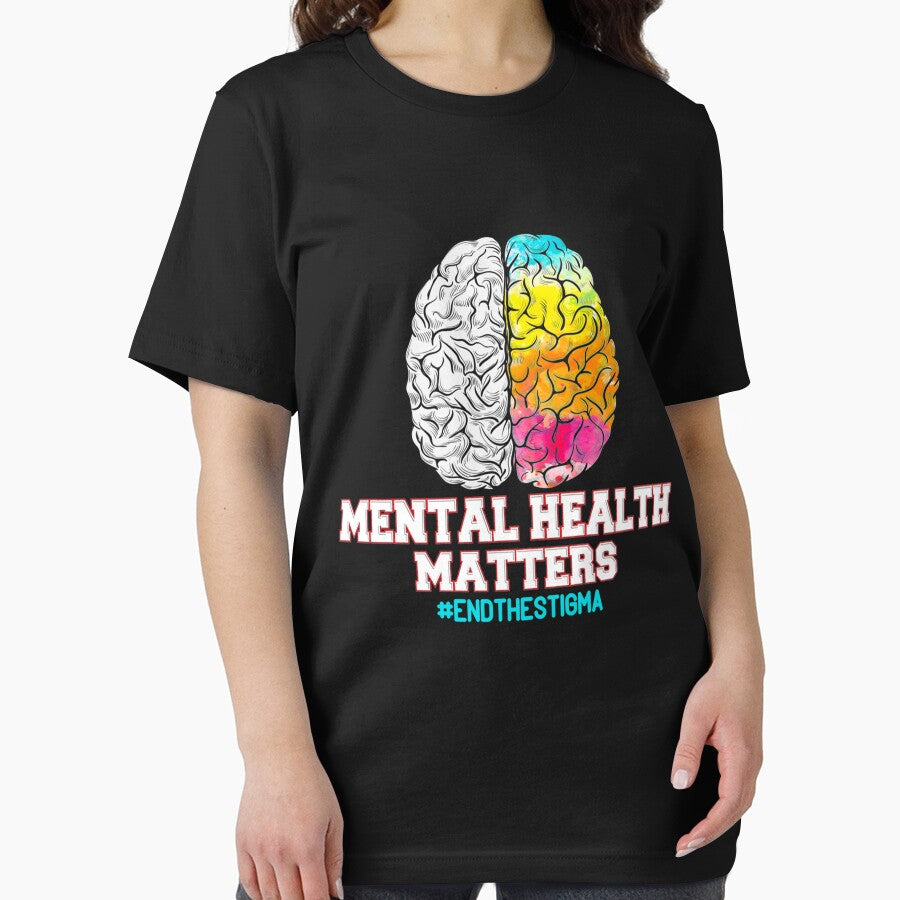 Mental Health Matters End The Stigma Love Awareness by Sashakis T-Shirts, Hoodie, Sweatshirt | BlankRebels.com (Image 2)