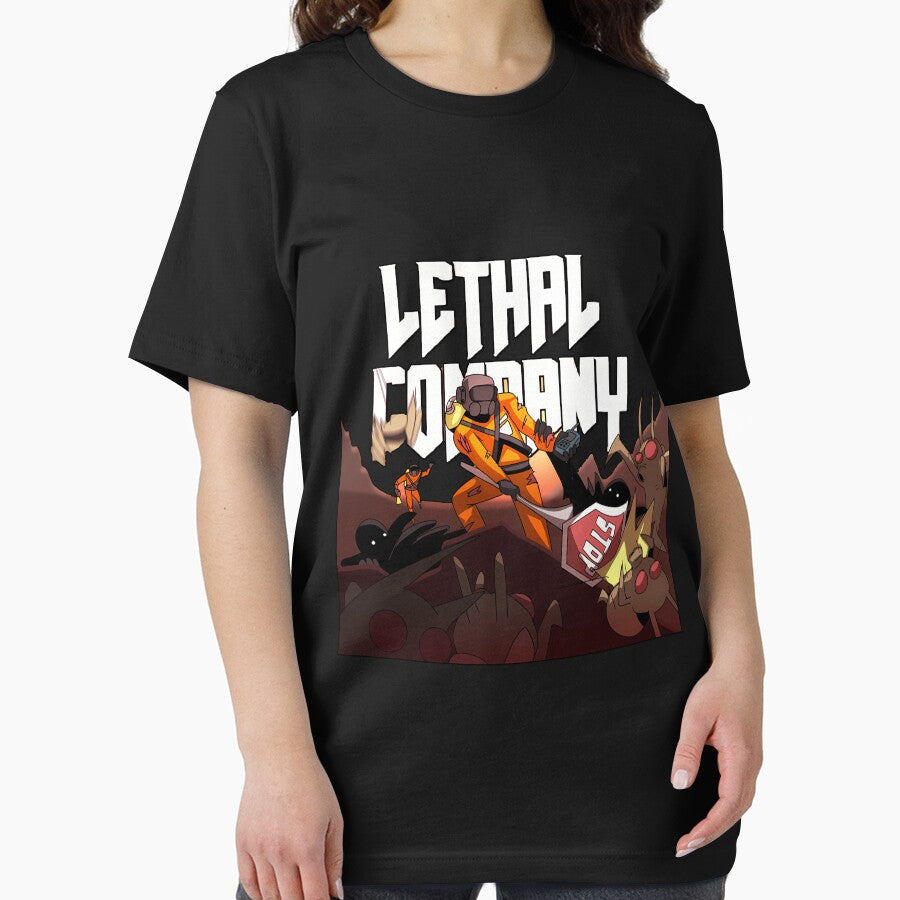 Lethal Company Stop T-Shirts, Hoodie, Sweatshirt