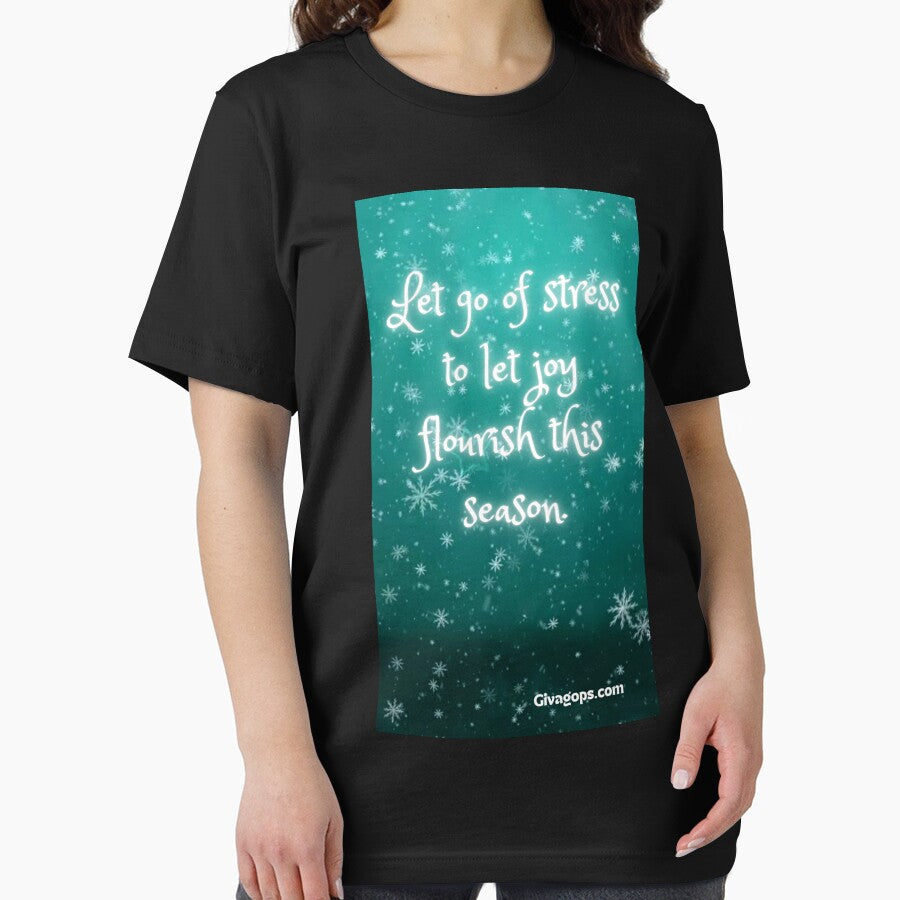 "Happiness blooms when stress fades." by CUTESTUFFnow T-Shirts, Hoodie, Sweatshirt | BlankRebels.com (Image 2)