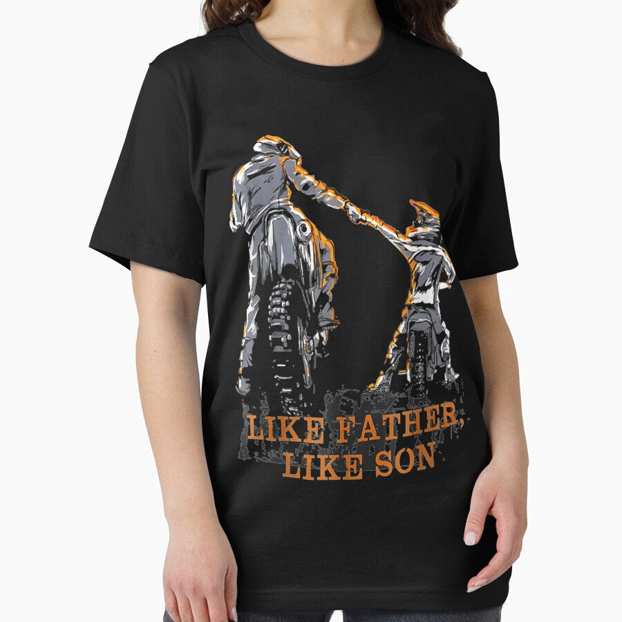 Motocross Dirt Bike - Like Father Like Son by RonaldoStudio T-Shirts, Hoodie, Sweatshirt | BlankRebels.com (Image 2)