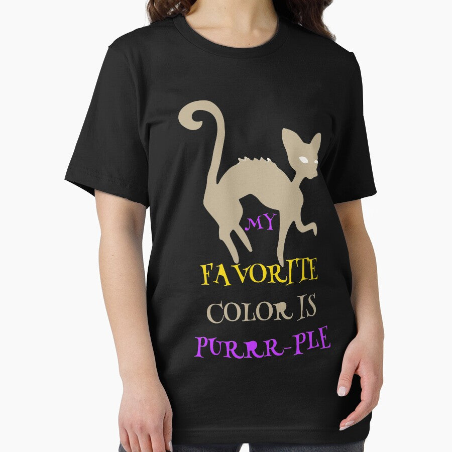 My Favorite Color is Purrr-ple by Christopher Taylor T-Shirts, Hoodie, Sweatshirt | BlankRebels.com (Image 2)