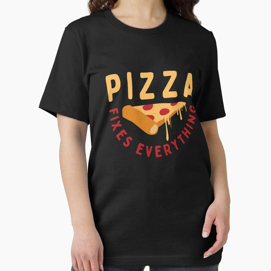 Pizza Fixes Everything by 24FAHSION T-Shirts, Hoodie, Sweatshirt | BlankRebels.com (Image 2)