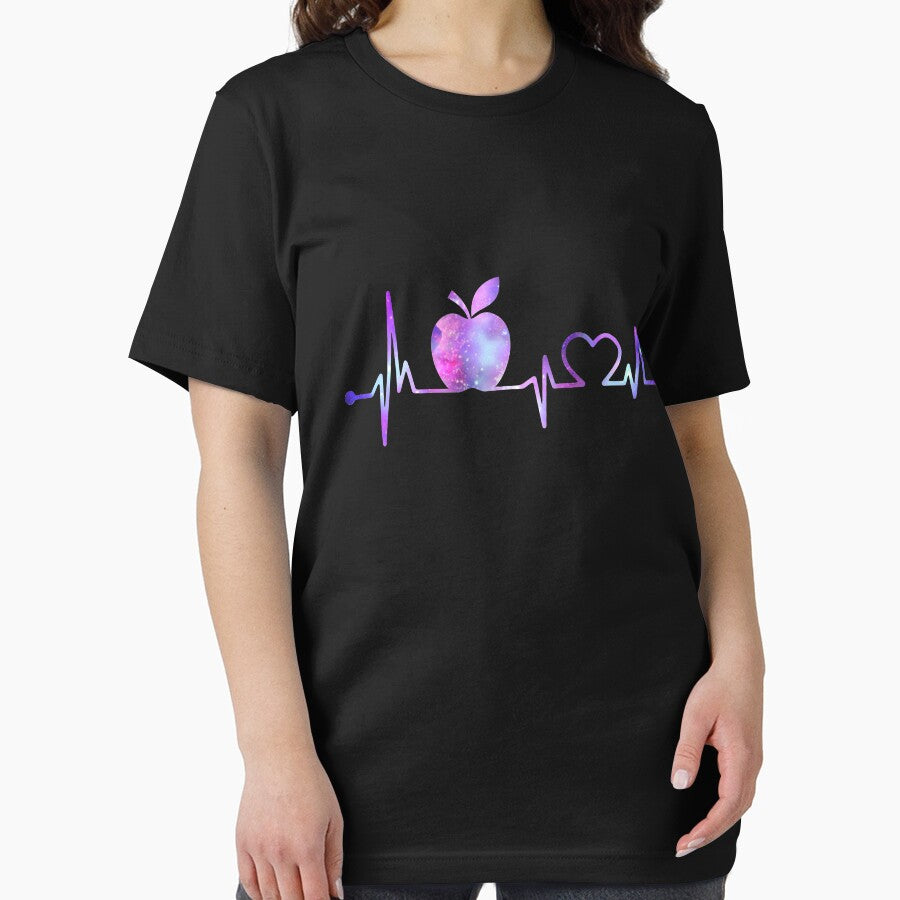 TEACHER HEART BEAT GALAXY by tinydreams10 T-Shirts, Hoodie, Sweatshirt | BlankRebels.com (Image 2)