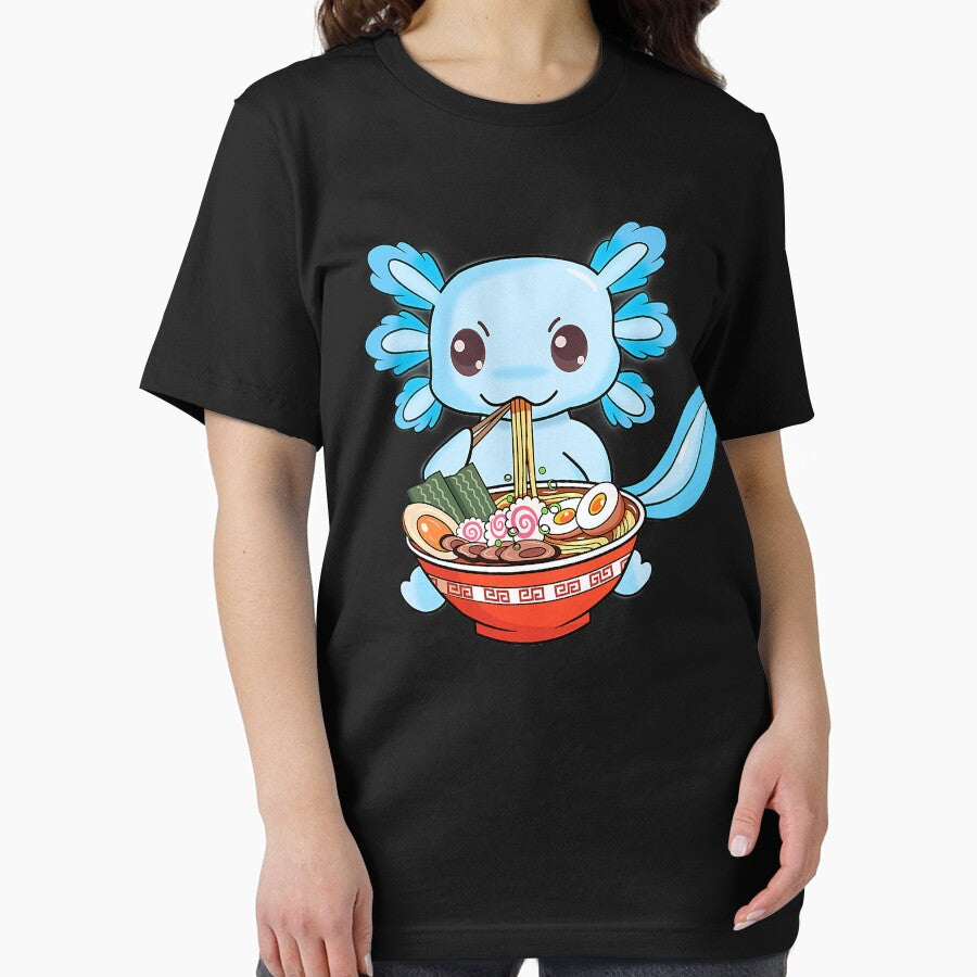 Cute Axolotl Ramen Noodles Anime by xmjajd T-Shirts, Hoodie, Sweatshirt | BlankRebels.com (Image 2)