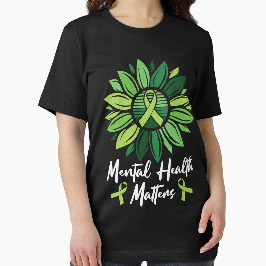 Mental Health Matters Mental Health Awareness by AboveTheVillage T-Shirts, Hoodie, Sweatshirt | BlankRebels.com (Image 2)