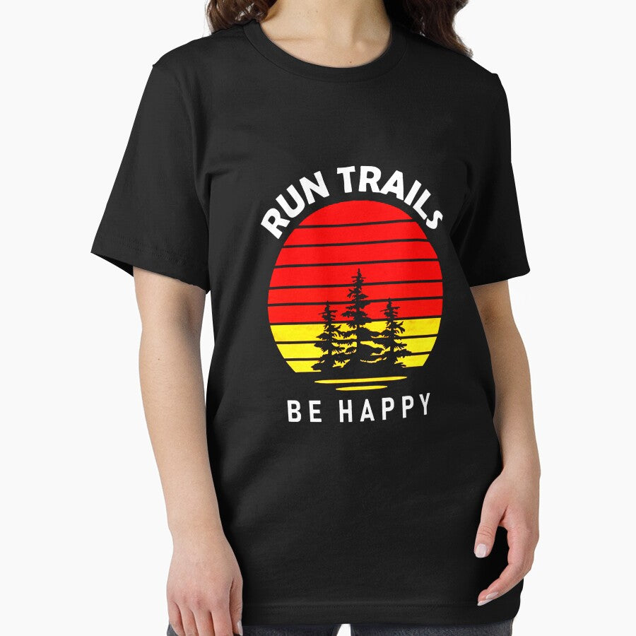 Trail Running be happy by kukuhivanart T-Shirts, Hoodie, Sweatshirt | BlankRebels.com (Image 2)