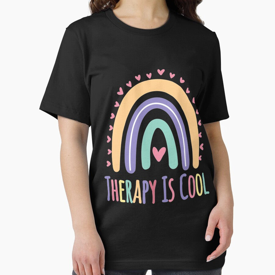 Therapy Is Cool Self Care Mental Health Awareness Gift by Sashakis T-Shirts, Hoodie, Sweatshirt | BlankRebels.com (Image 2)