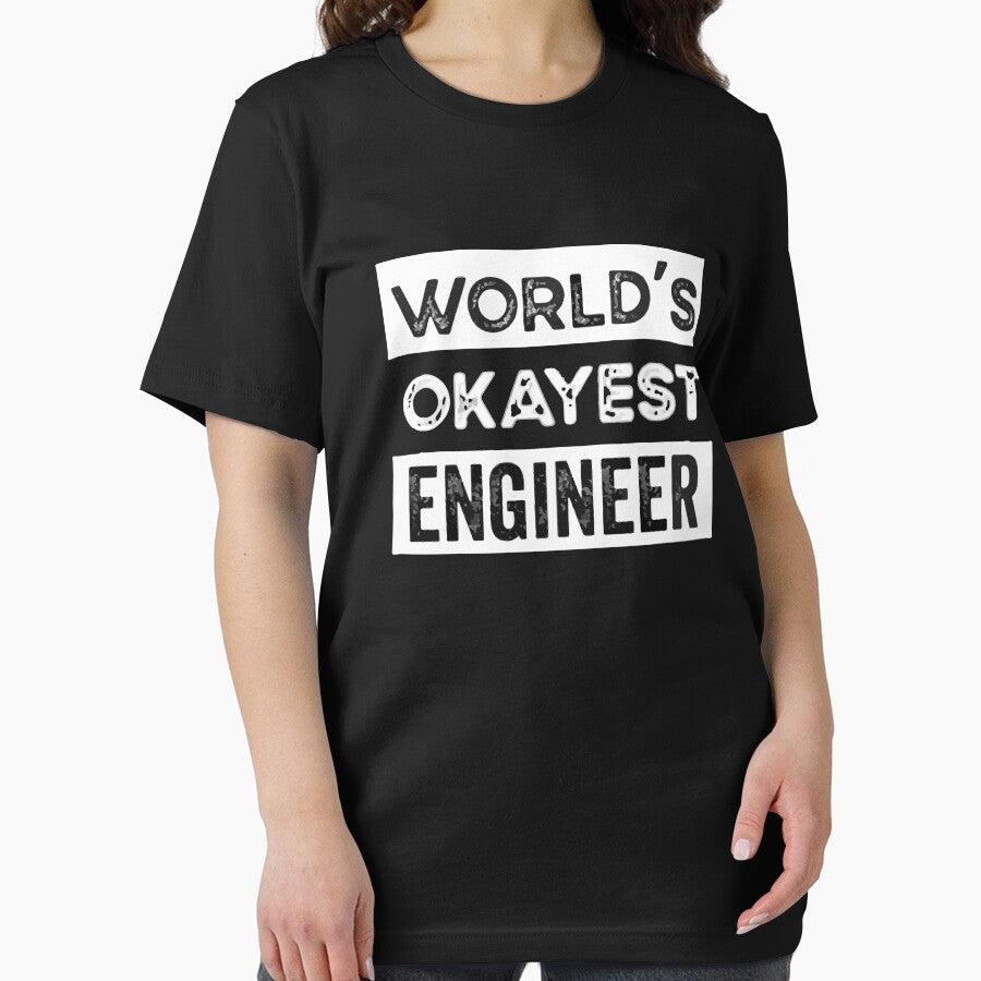 World"s Okayest Engineer by Creativenetic T-Shirts, Hoodie, Sweatshirt | BlankRebels.com (Image 2)