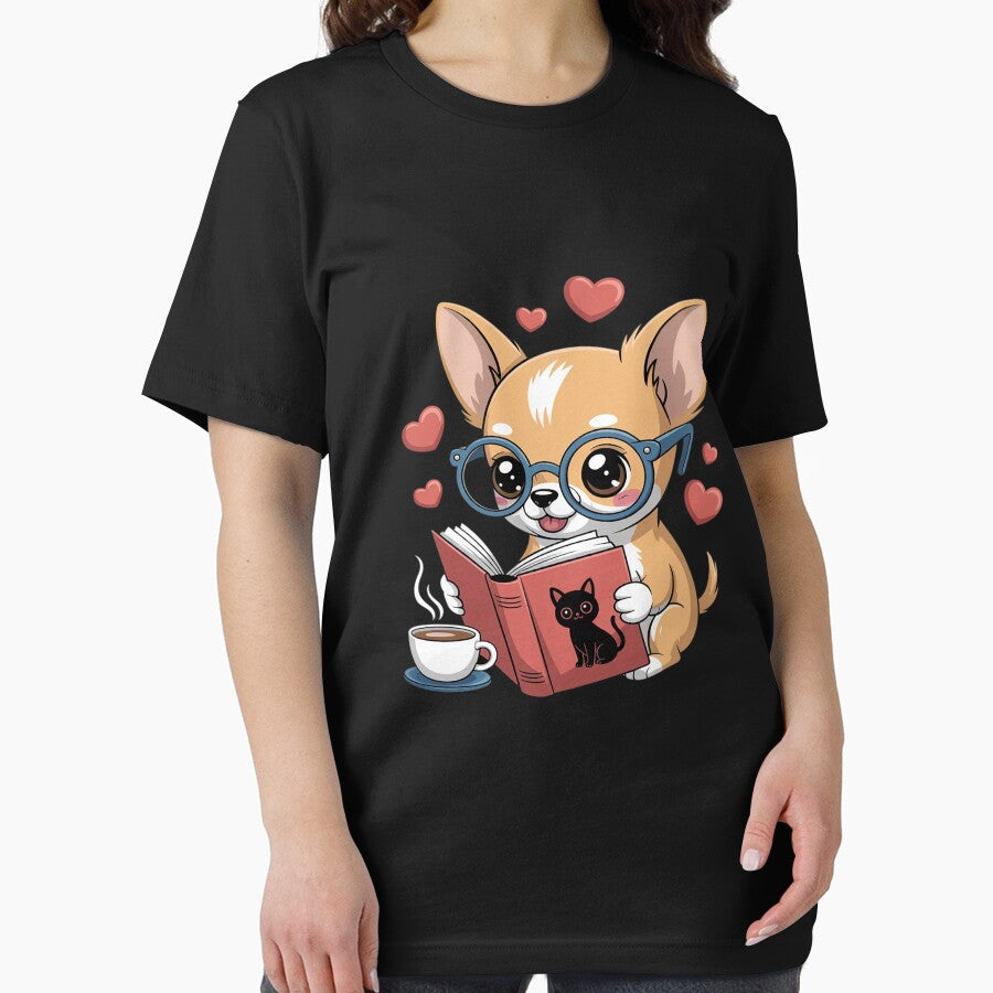 Chihuahua Dog Reading a Book Cute Dog Lover by KingsLife1994 T-Shirts, Hoodie, Sweatshirt | BlankRebels.com (Image 2)
