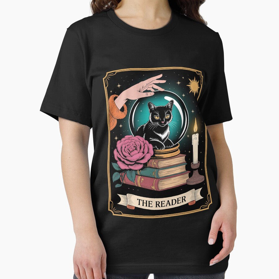 Tarot Card Reader Fortune Cat Crystal by Libbysharts T-Shirts, Hoodie, Sweatshirt | BlankRebels.com (Image 2)