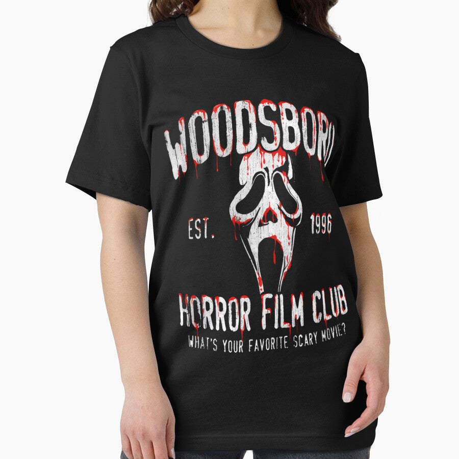 Woodsboro Horror Club Scream Movie by ScottieBode T-Shirts, Hoodie, Sweatshirt | BlankRebels.com (Image 2)