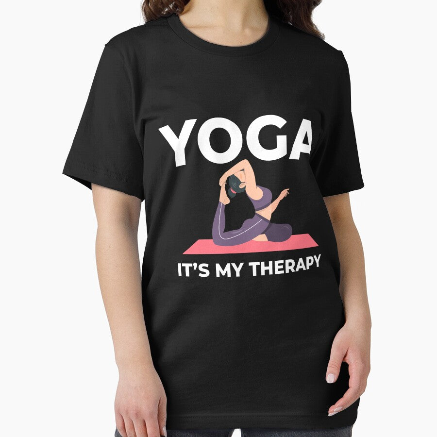 Yoga it's my therapy nidra postures with adriene for women's by ROOFY-HK T-Shirts, Hoodie, Sweatshirt (Image 2)