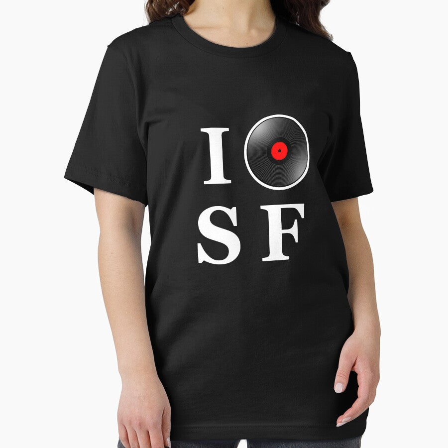 DJ Vinyl Record I Spin SF Gift by SuperFreshArt T-Shirts, Hoodie, Sweatshirt | BlankRebels.com (Image 2)