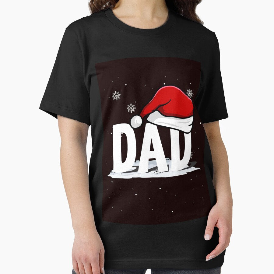 Dad Christmas Santa Hat Design Matching Family Gifts by AweGifts T-Shirts, Hoodie, Sweatshirt | BlankRebels.com (Image 2)