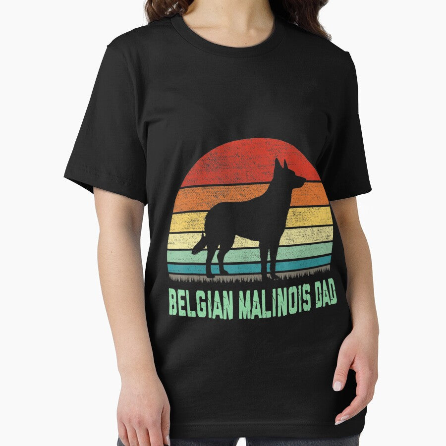 Vintage Belgian Malinois Dad Shirt Dog Lover Gifts T-Shirt by JayleenClayton4