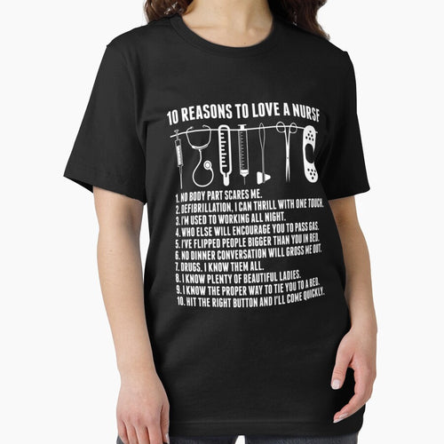10 Reasons To Date A Nurse by aryagiri T-Shirts, Hoodie, Sweatshirt | BlankRebels.com (Image 2)