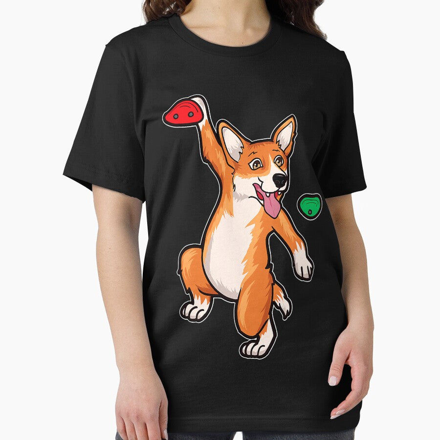 Funny Rock Climbing Corgi Dog Climber Bouldering Cute by HenningMadsen T-Shirts, Hoodie, Sweatshirt (Image 2)