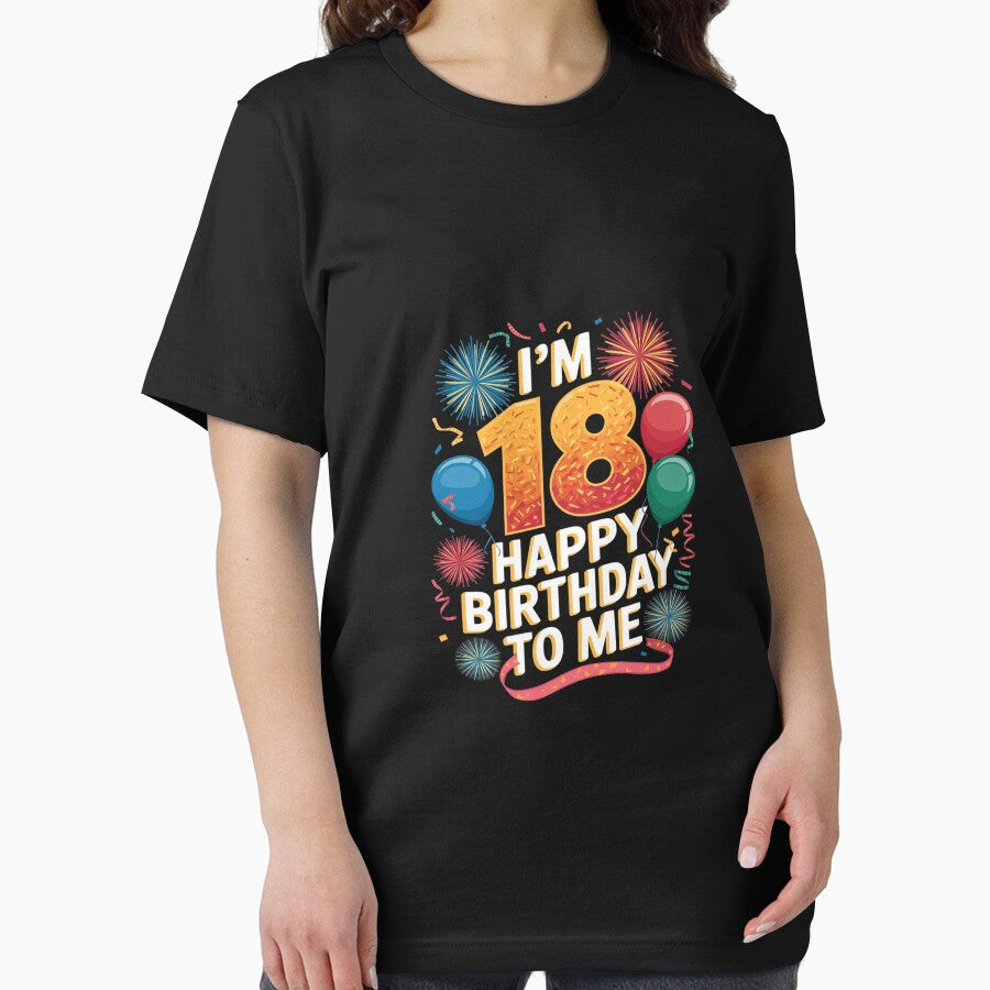 I'm 18 Years Old Happy Birthday to me 18th Birthday by AquaKiev T-Shirts, Hoodie, Sweatshirt | BlankRebels.com (Image 2)