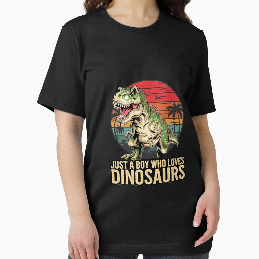 Just A Boy Who Loves Dinosaur Boy by AquaKiev T-Shirts, Hoodie, Sweatshirt | BlankRebels.com (Image 2)