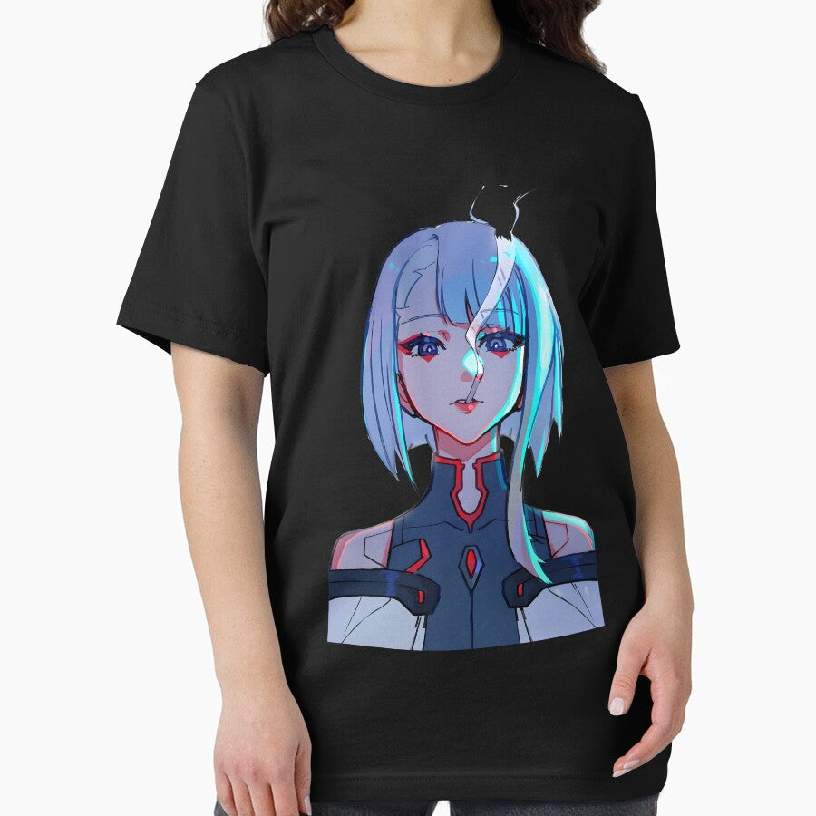 Lucy cyberpunk meme by TheodorFleis T-Shirts, Hoodie, Sweatshirt | BlankRebels.com (Image 2)