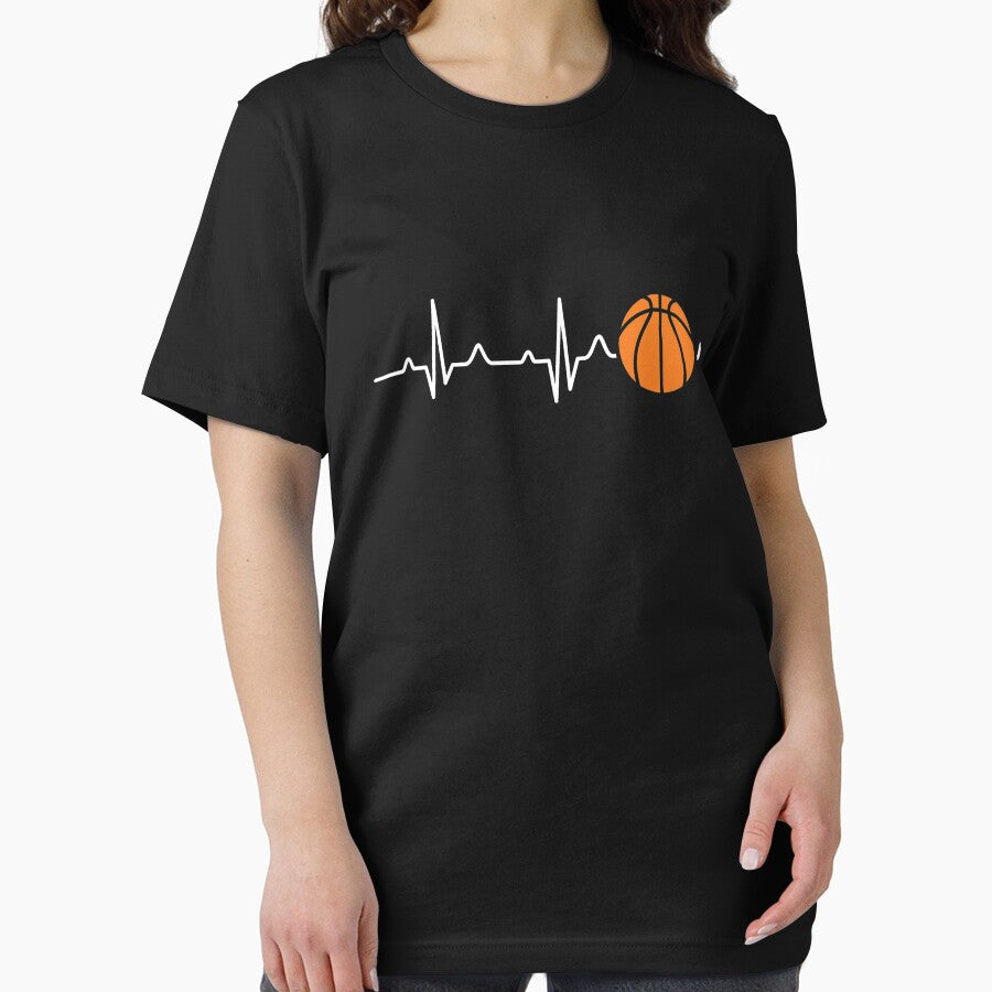 Basketball Heartbeat by designeclipse T-Shirts, Hoodie, Sweatshirt | BlankRebels.com (Image 2)