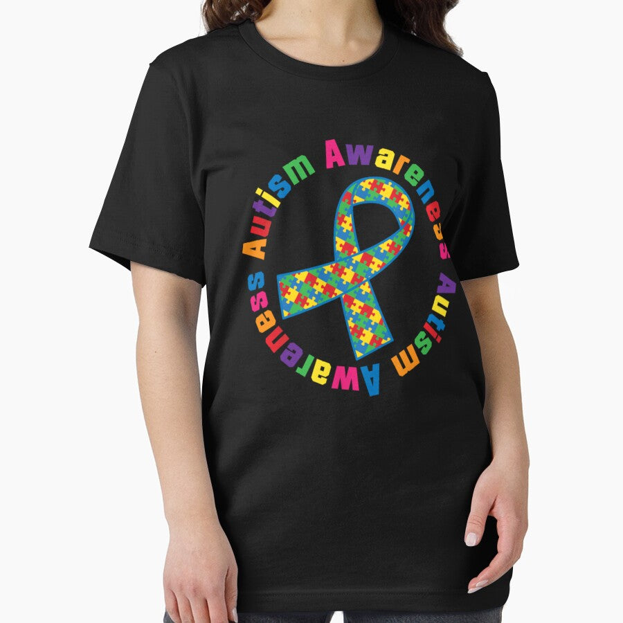 Autism Awareness Puzzle Ribbon Women's by aryagiri T-Shirts, Hoodie, Sweatshirt | BlankRebels.com (Image 2)