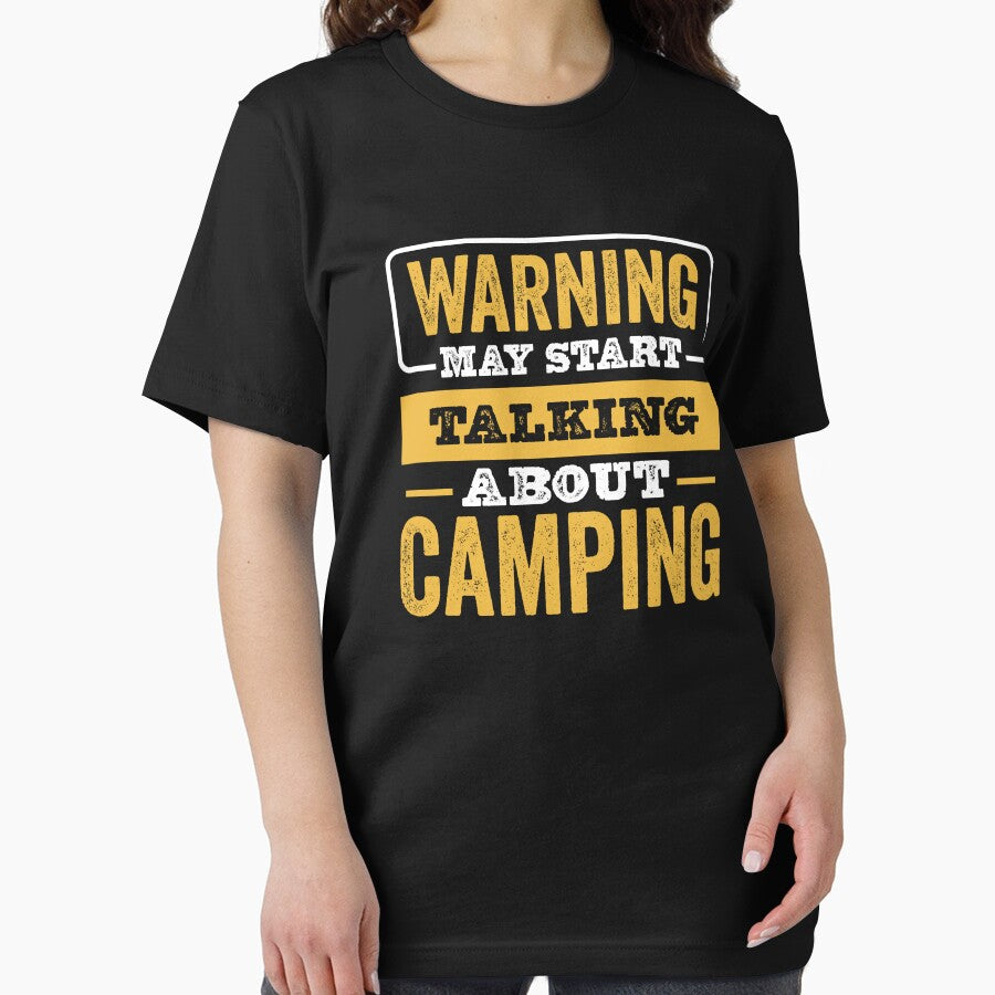 Warning May Start Talking About Camping,Funny Camping lovers Birthday Christmas Gift by xlnv T-Shirts, Hoodie,... (Image 2)