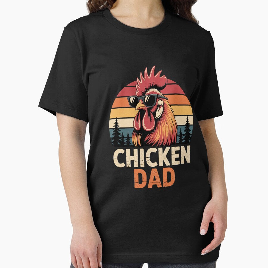Men Chicken Dad Poultry Farmer Daddy Fathers Day by angolinnArt T-Shirts, Hoodie, Sweatshirt | BlankRebels.com (Image 2)