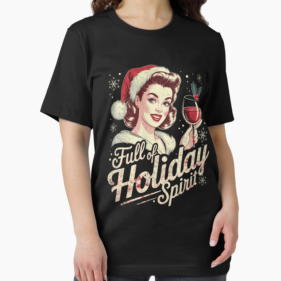 Holiday Spirit Funny Cocktail Festive Bright Cheerful by BlightedArt T-Shirts, Hoodie, Sweatshirt | BlankRebels.com (Image 2)