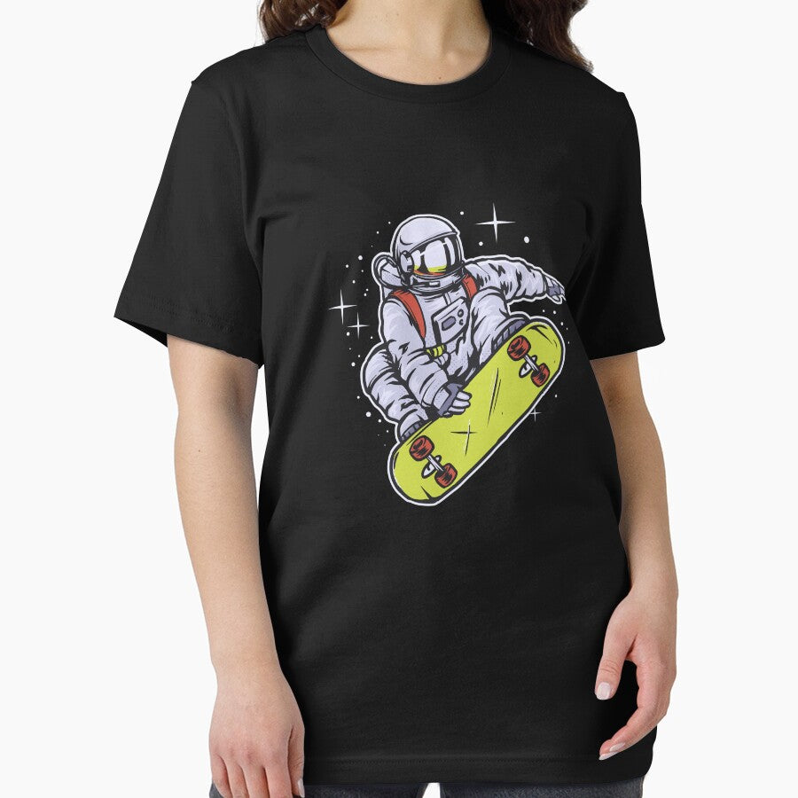 skateboarding astronaut in space by buzwin T-Shirts, Hoodie, Sweatshirt | BlankRebels.com (Image 2)