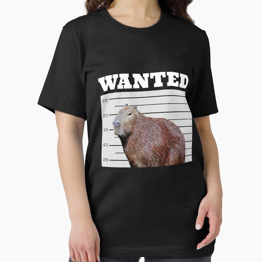 Capybara Wanted Poster Animal Lover Capybara Gear by DynamicDesign