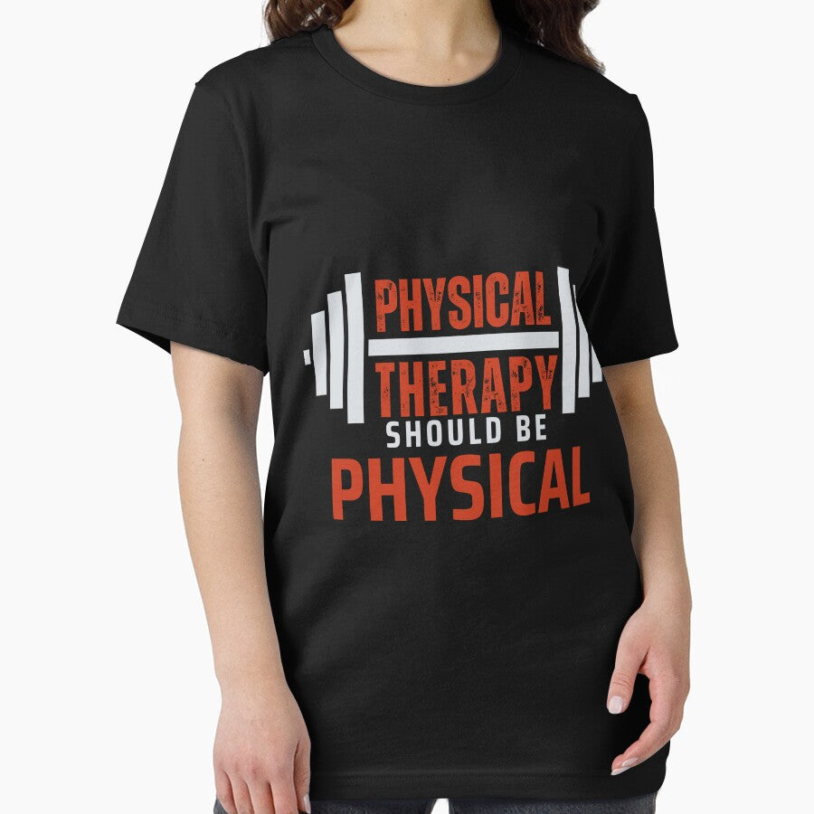 Physical Therapy Should Be Physical – Barbell Strength Sticker by TenkaTees T-Shirts, Hoodie, Sweatshirt (Image 2)