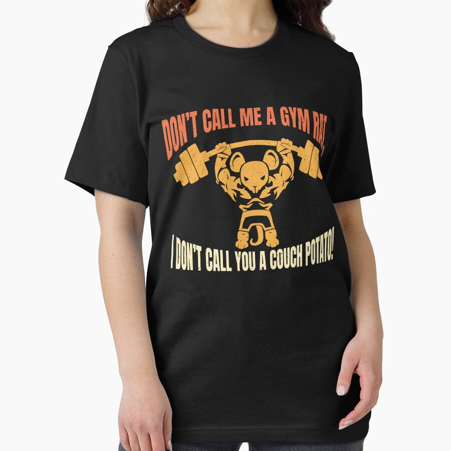 Don’t Call Me A Gym Rat Funny Couch Potato by Giods3 T-Shirts, Hoodie, Sweatshirt | BlankRebels.com (Image 2)